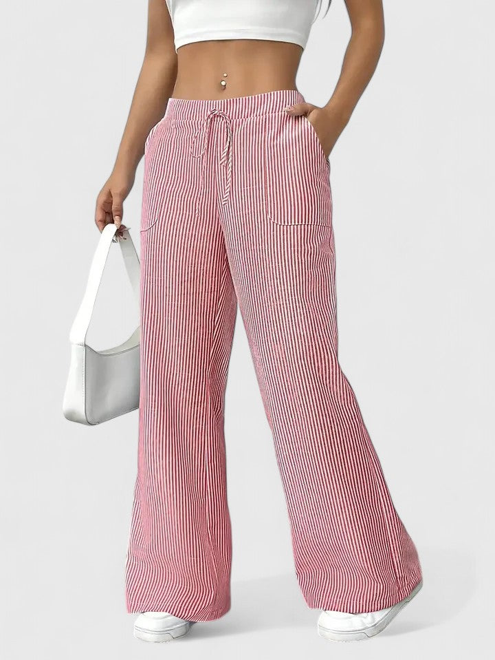Birgit – Bequeme Weite Hose mit Eleganten Details
