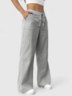 Birgit – Bequeme Weite Hose mit Eleganten Details