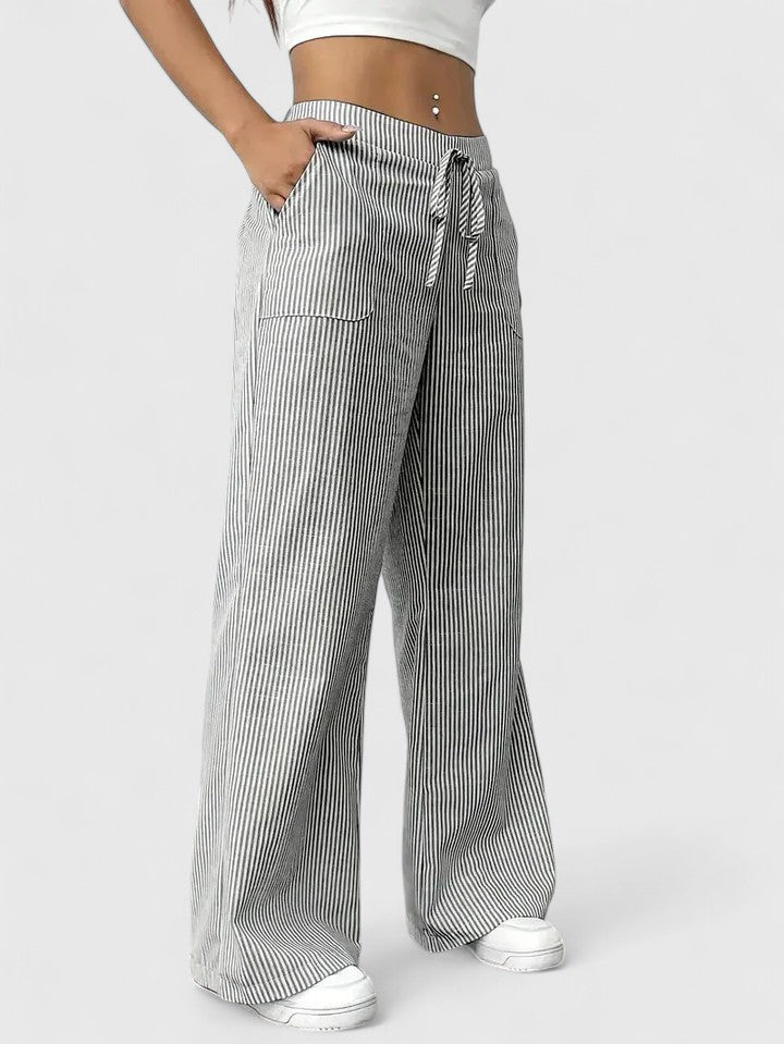 Birgit – Bequeme Weite Hose mit Eleganten Details