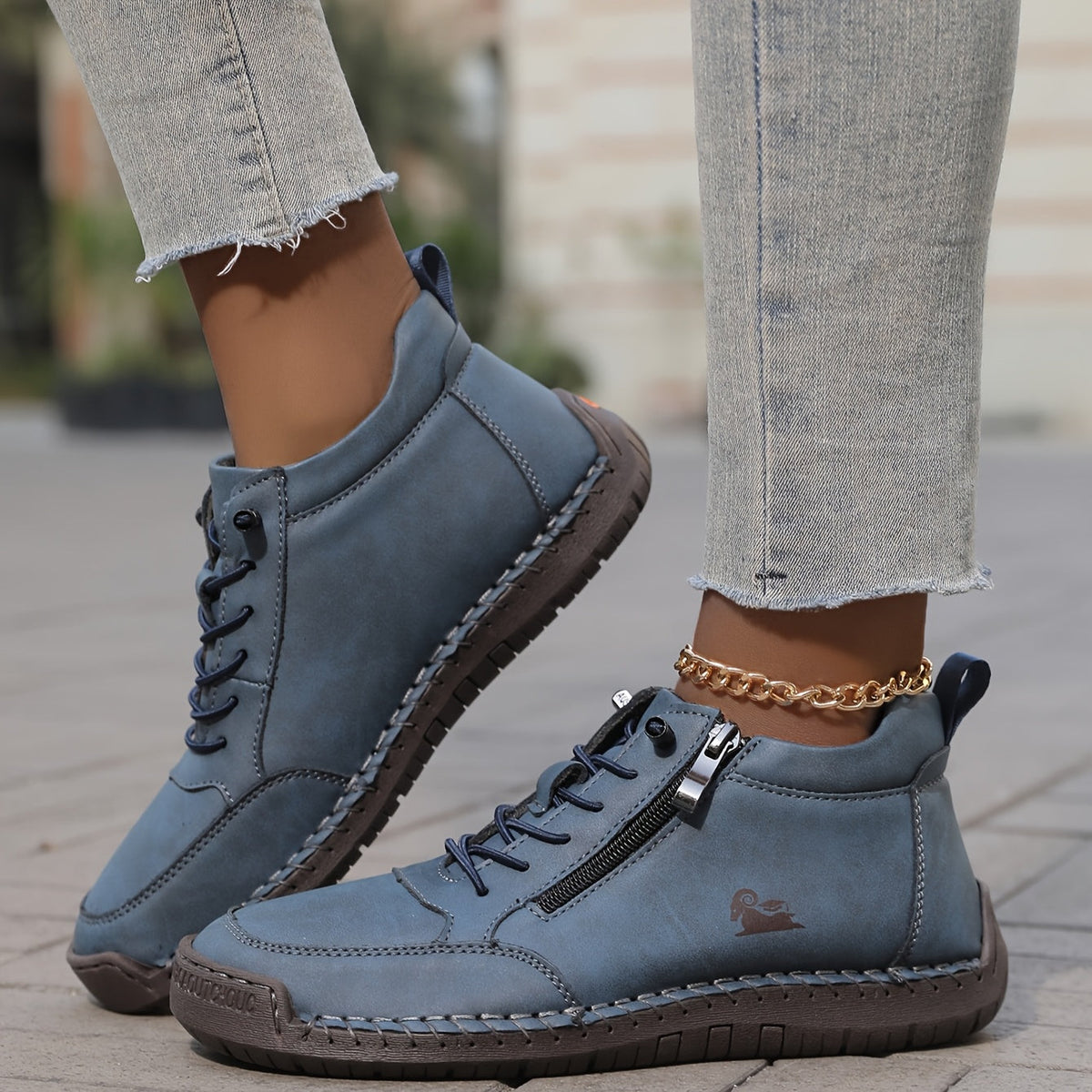Damen Sneaker mit gepolsterter Sohle
