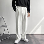 Herren Bundfaltenhose mit geradem Bein