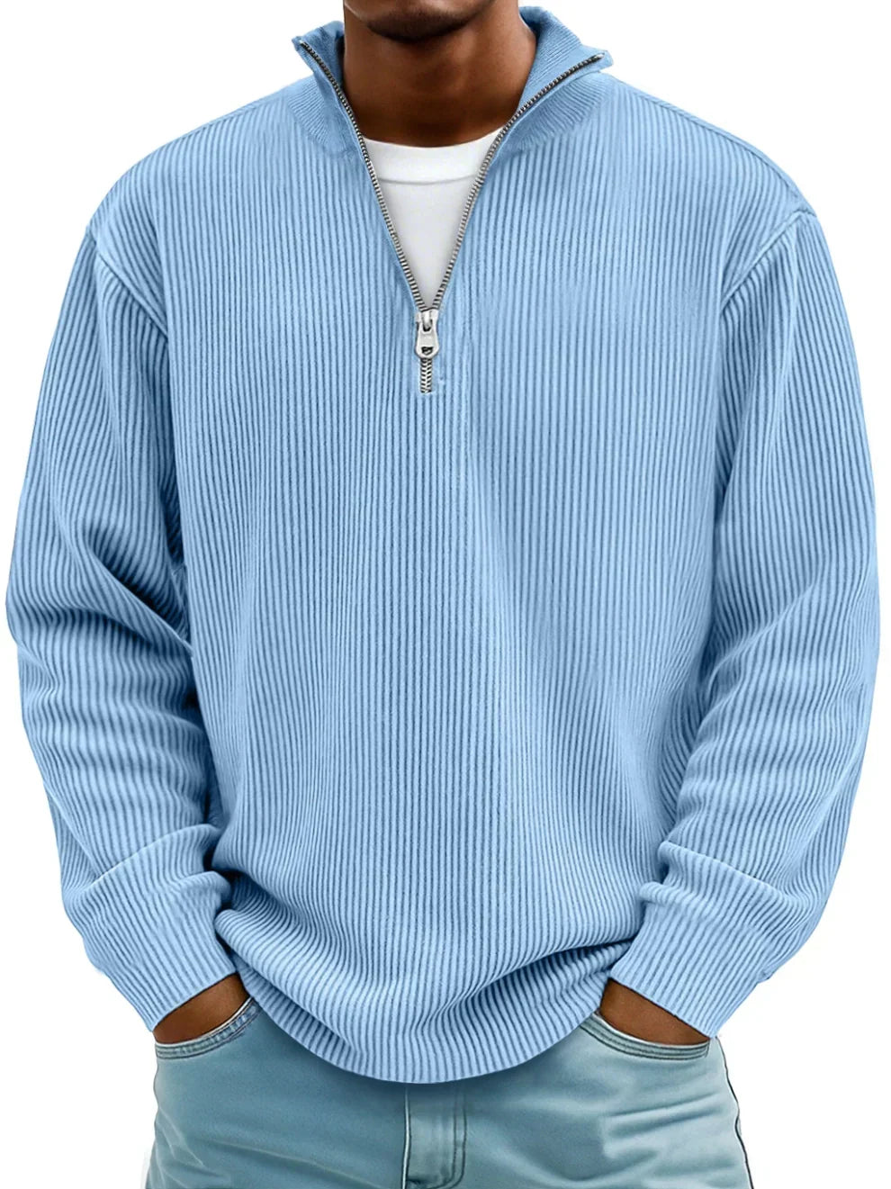 Herren warmer Pullover bequem und formstabil