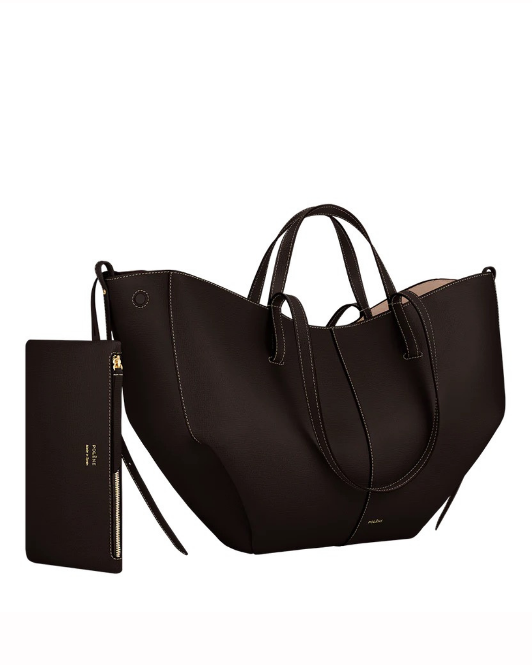 Damen Tote Bag aus Kalbsleder mit Magnetverschluss