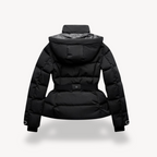 Damen Steppjacke mit Gürtel und Kapuze