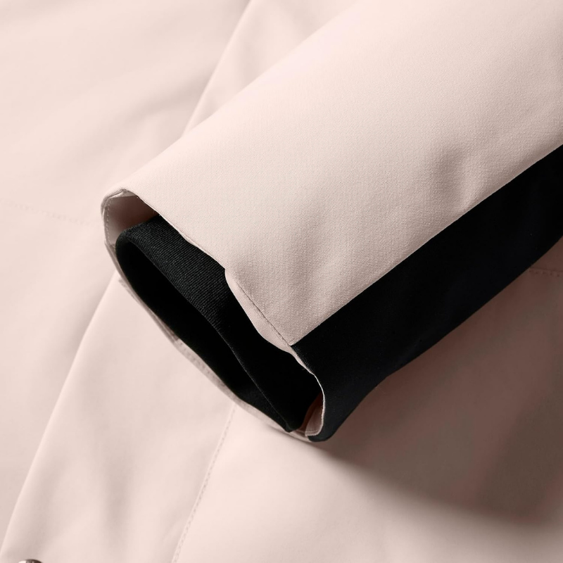 Damen warme Skijacke mit Kapuze und Taschen