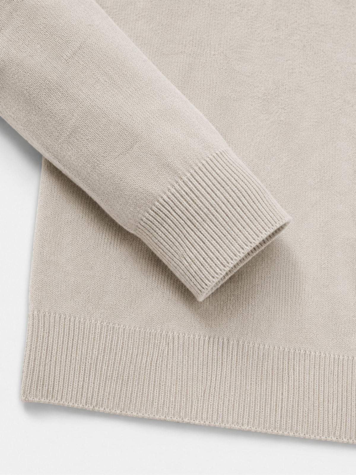 Herren warmer Pullover mit V Ausschnitt und Reissverschluss