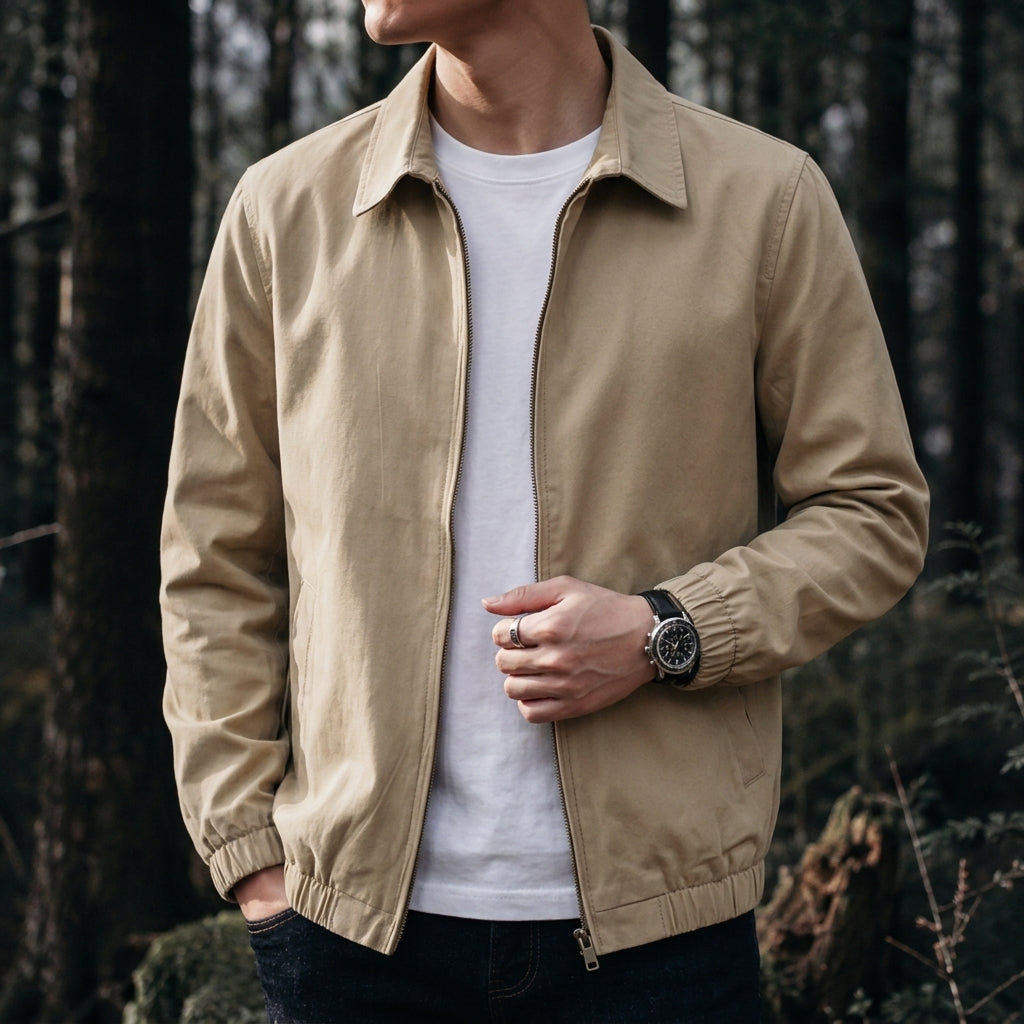 Herren Freizeitjacke mit Reissverschluss