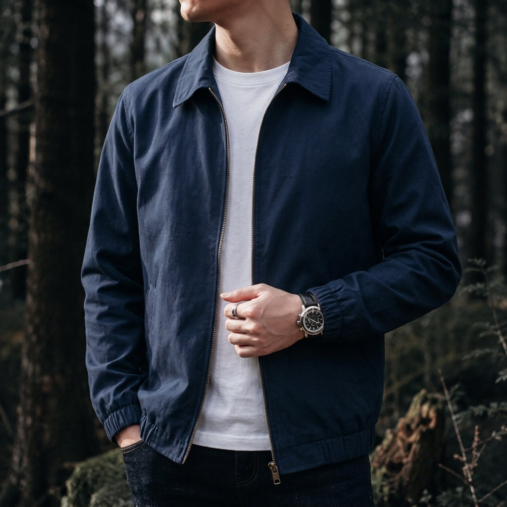 Herren Freizeitjacke mit Reissverschluss