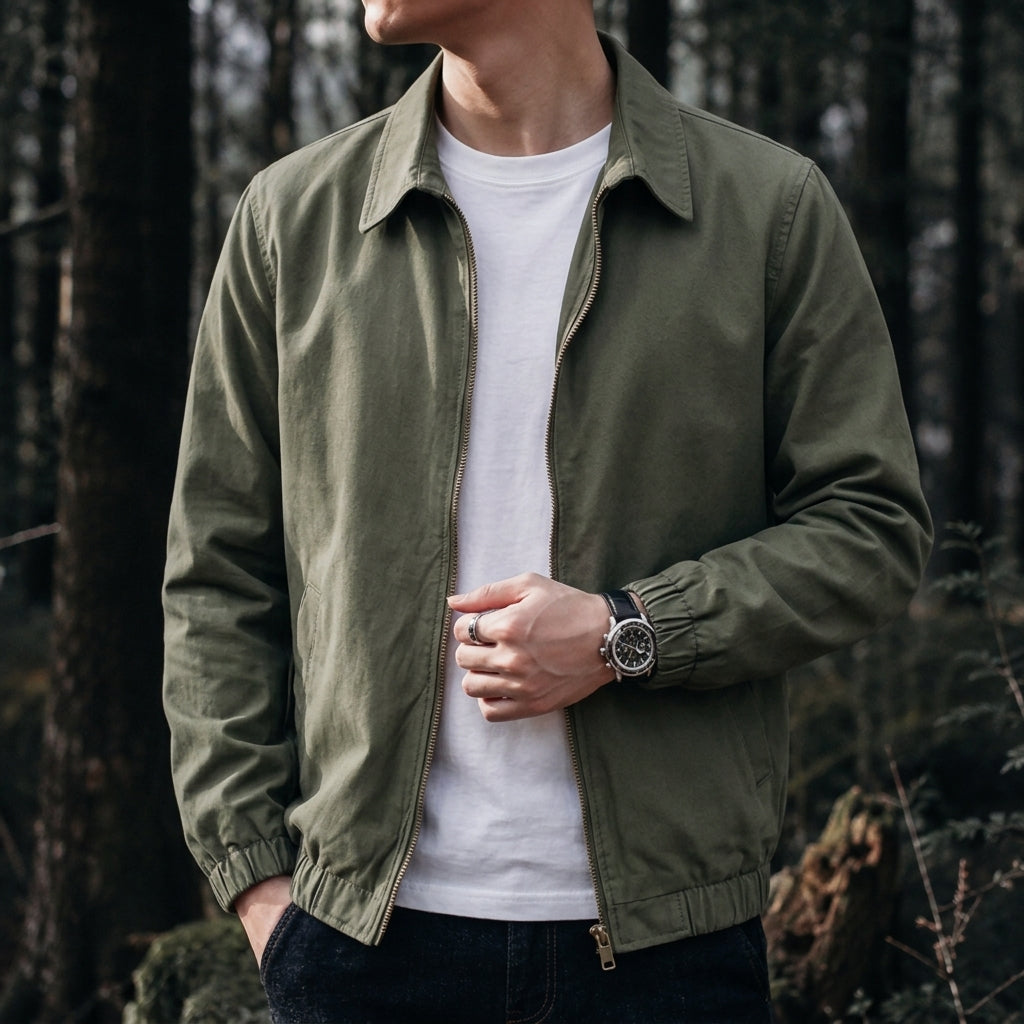 Herren Freizeitjacke mit Reissverschluss