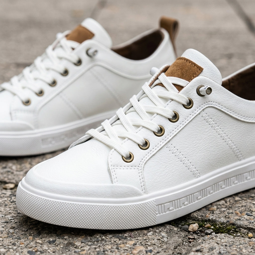 Herren Sneaker zweifarbig mit Schnürung