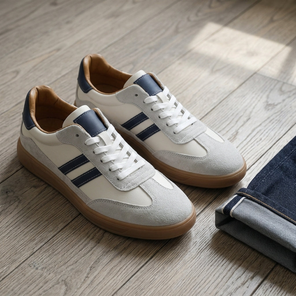 Herren Sneaker mit Kontraststreifen
