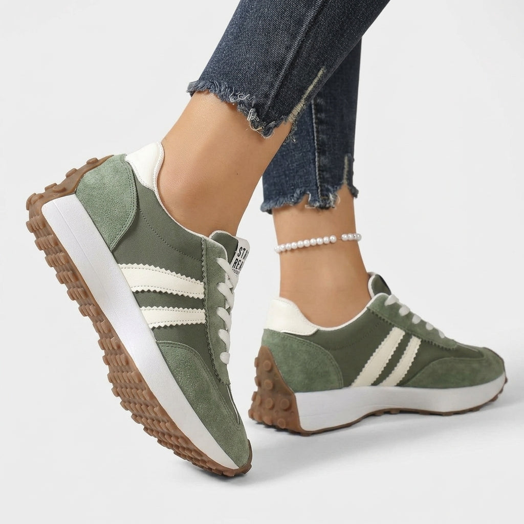 Damen Sneaker mit gepolsterter Sohle