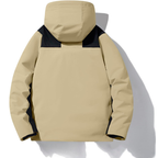 Damen warme Skijacke mit Kapuze und Taschen