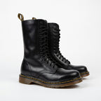 Herren Combat Boots aus Leder mit Profilsohle