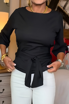 Damen Strick-Top mit Taillenband