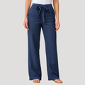 Damen Leinenhose mit Kordelbund