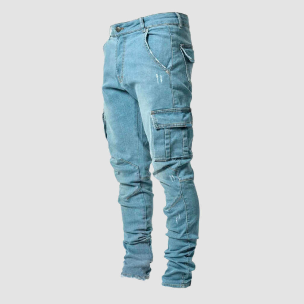 Herren Cargo-Jeans mit Stretch