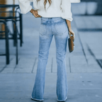 Damen Slim Fit High Waist Jeans