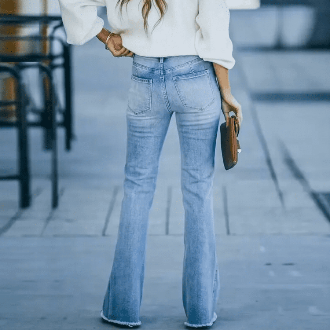 Damen Slim Fit High Waist Jeans