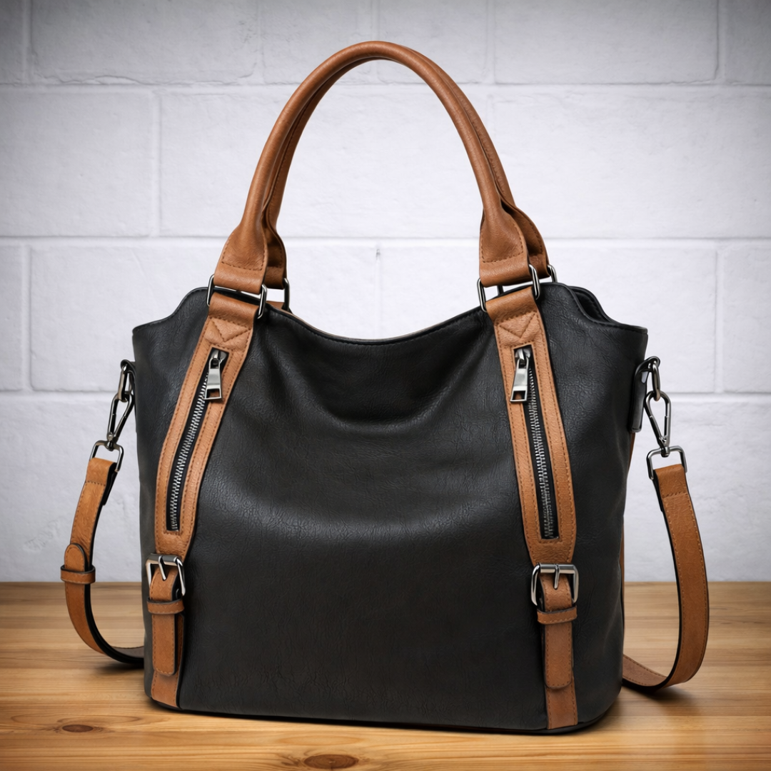 Damen Alltag Handtasche aus Kunstleder