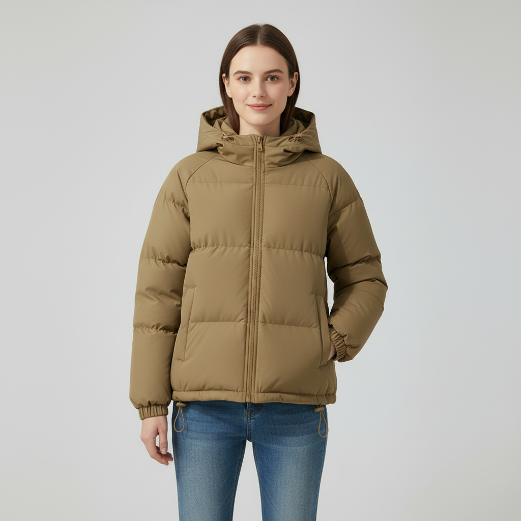 Mariette Damen Winterjacke mit Kapuze