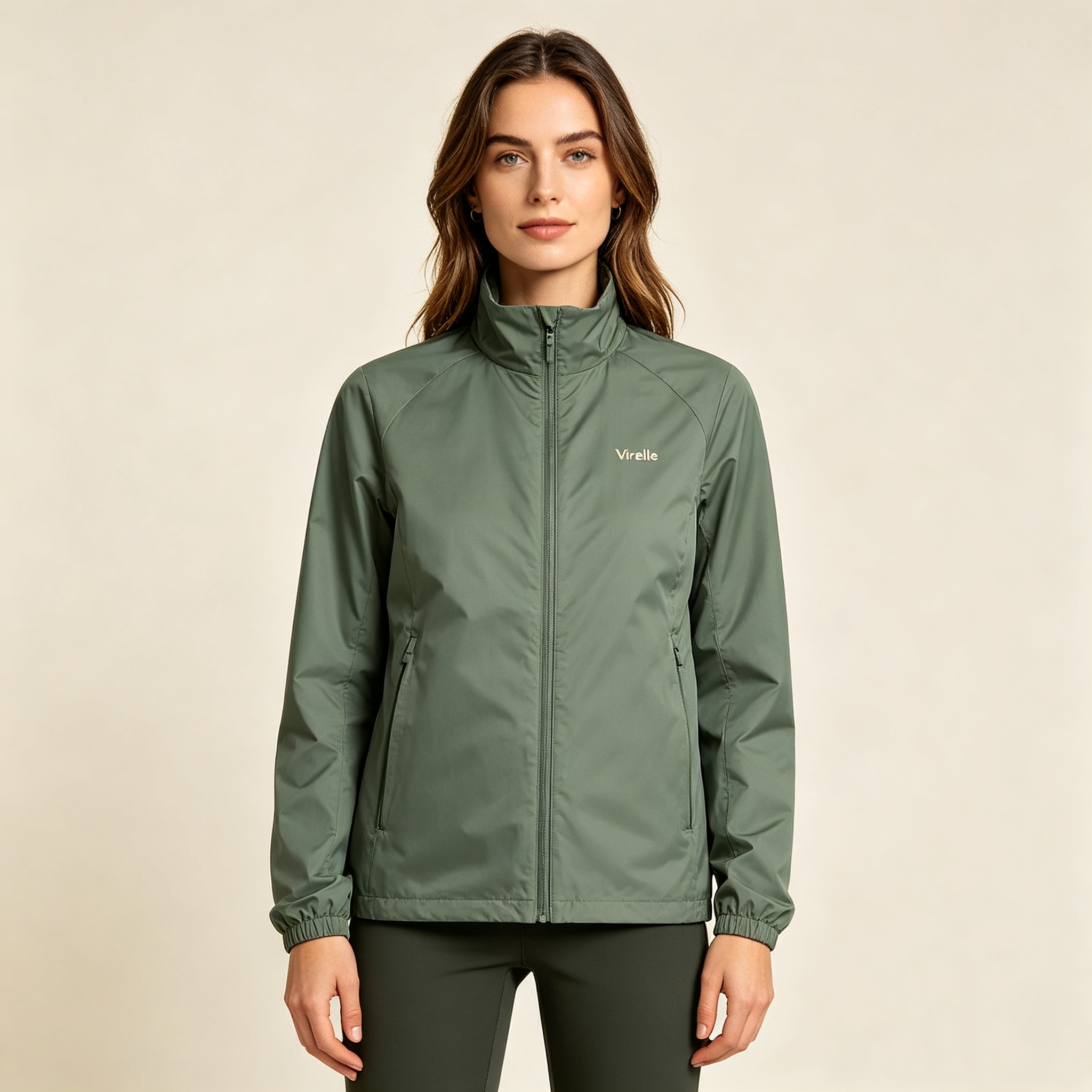 Damen Windjacke ohne Kapuze atmungsaktiv wasserabweisend