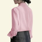 Damen Bluse mit verdeckter Knopfleiste