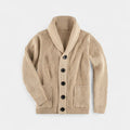 Herren Strickjacke mit Schalkragen
