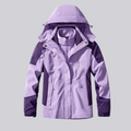 Damen 3 in 1 Jacke wasserdicht mit Kapuze