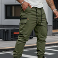 Herren Cargo Jogginghose mit Gummizug und Taschen