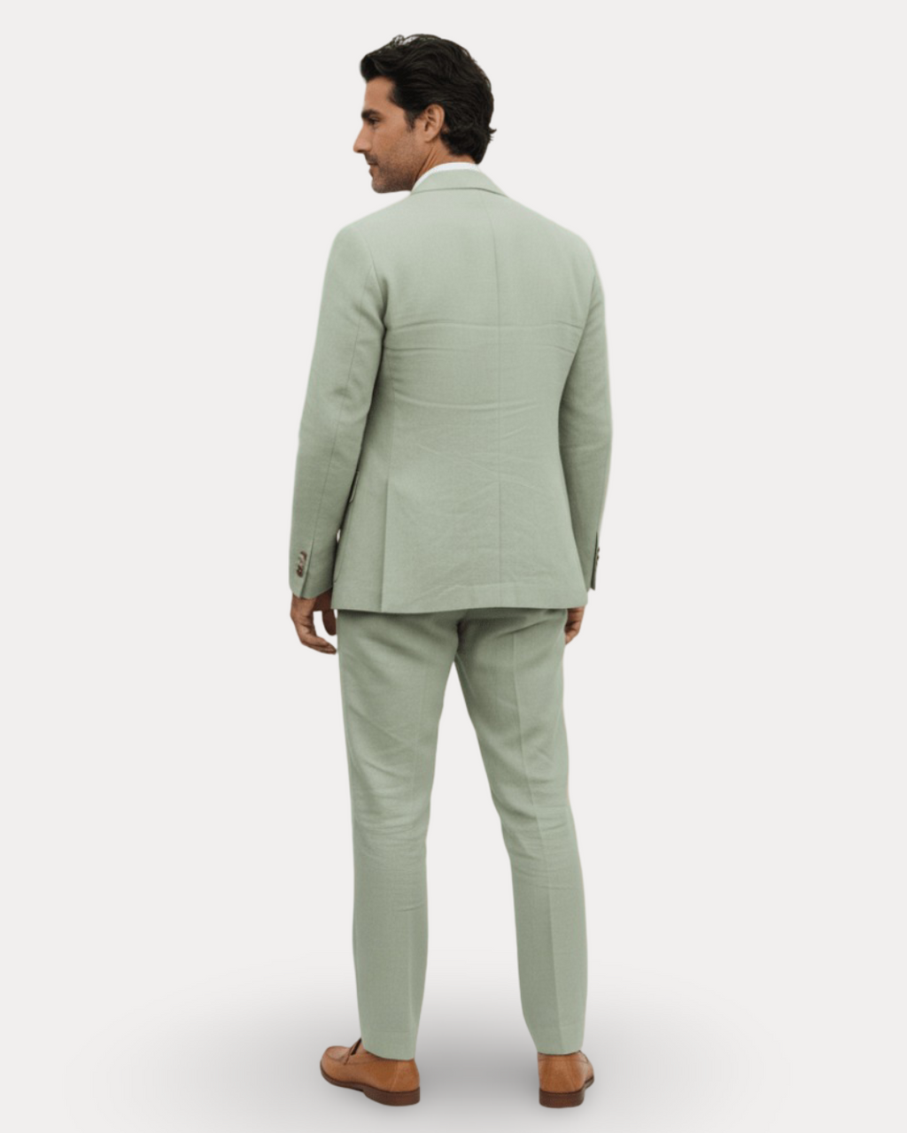 Herren Leinenanzug für Hochzeit und Sommer