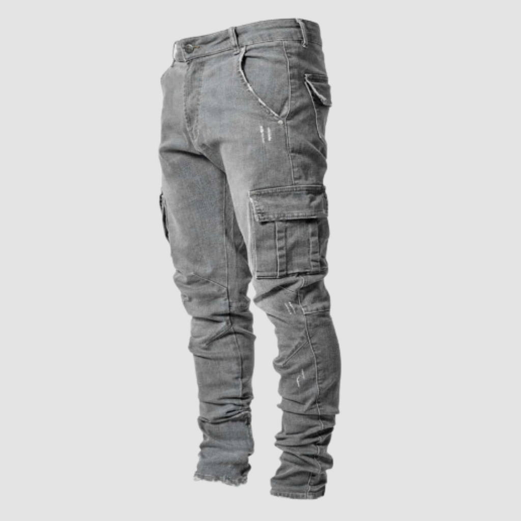 Herren Cargo-Jeans mit Stretch