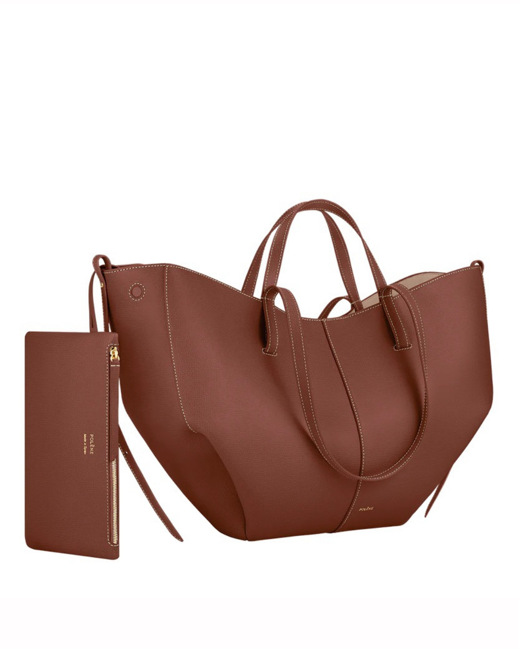 Damen Tote Bag aus Kalbsleder mit Magnetverschluss
