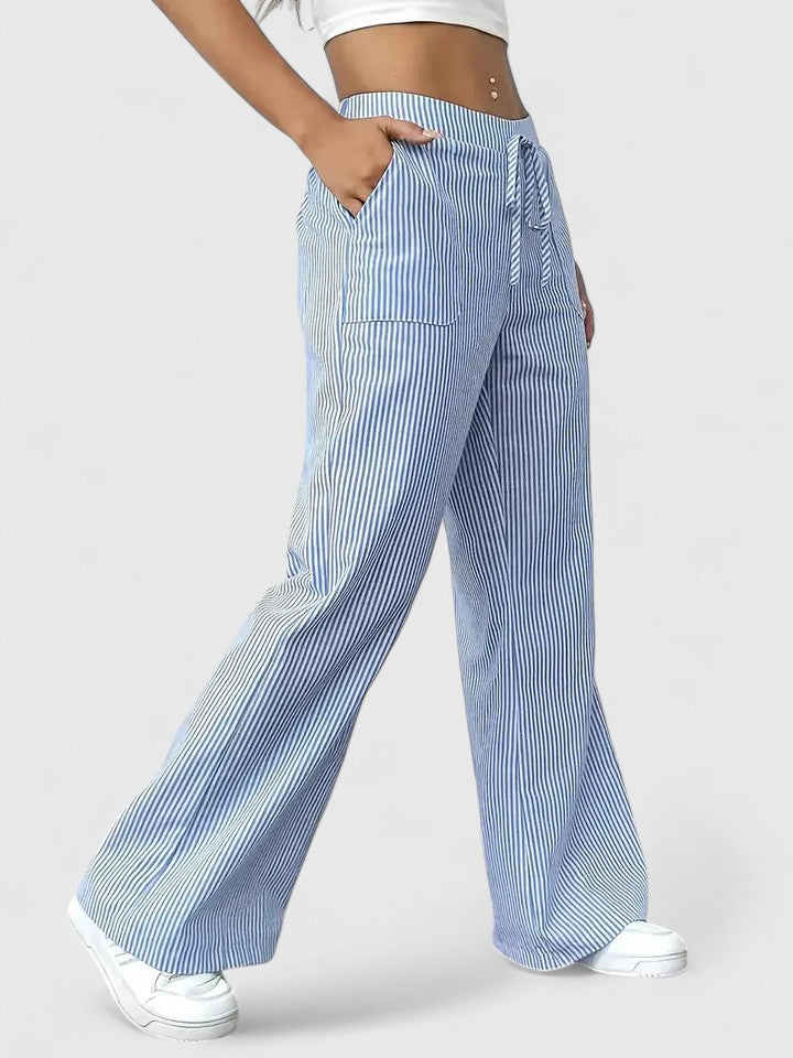 Birgit – Bequeme Weite Hose mit Eleganten Details