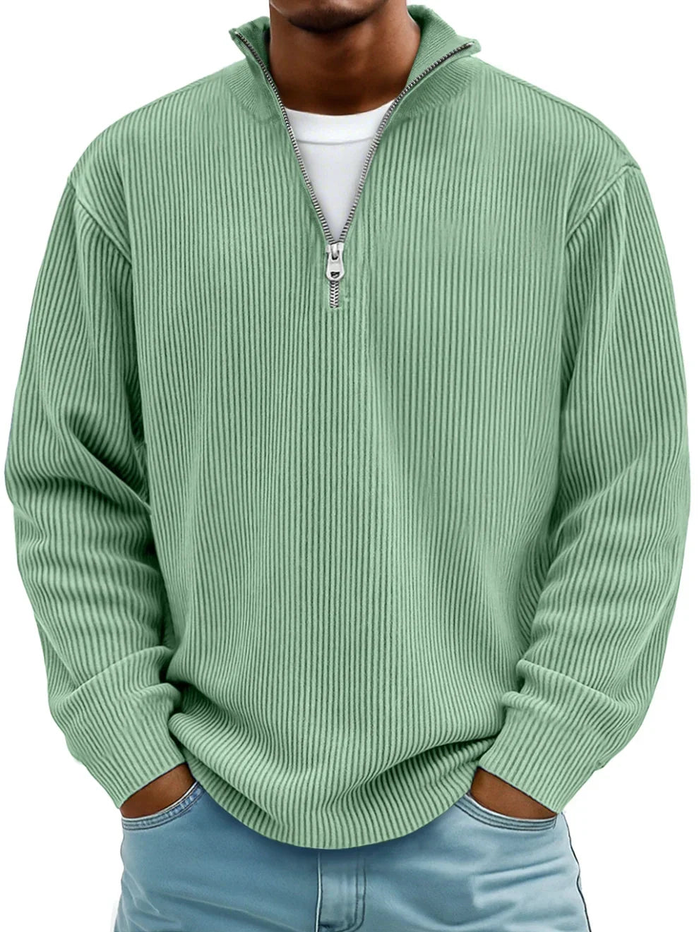 Herren warmer Pullover bequem und formstabil