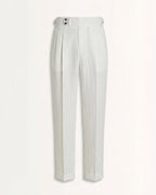 Herren Leinenhose mit hohem Bund