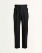 Herren Leinenhose mit hohem Bund