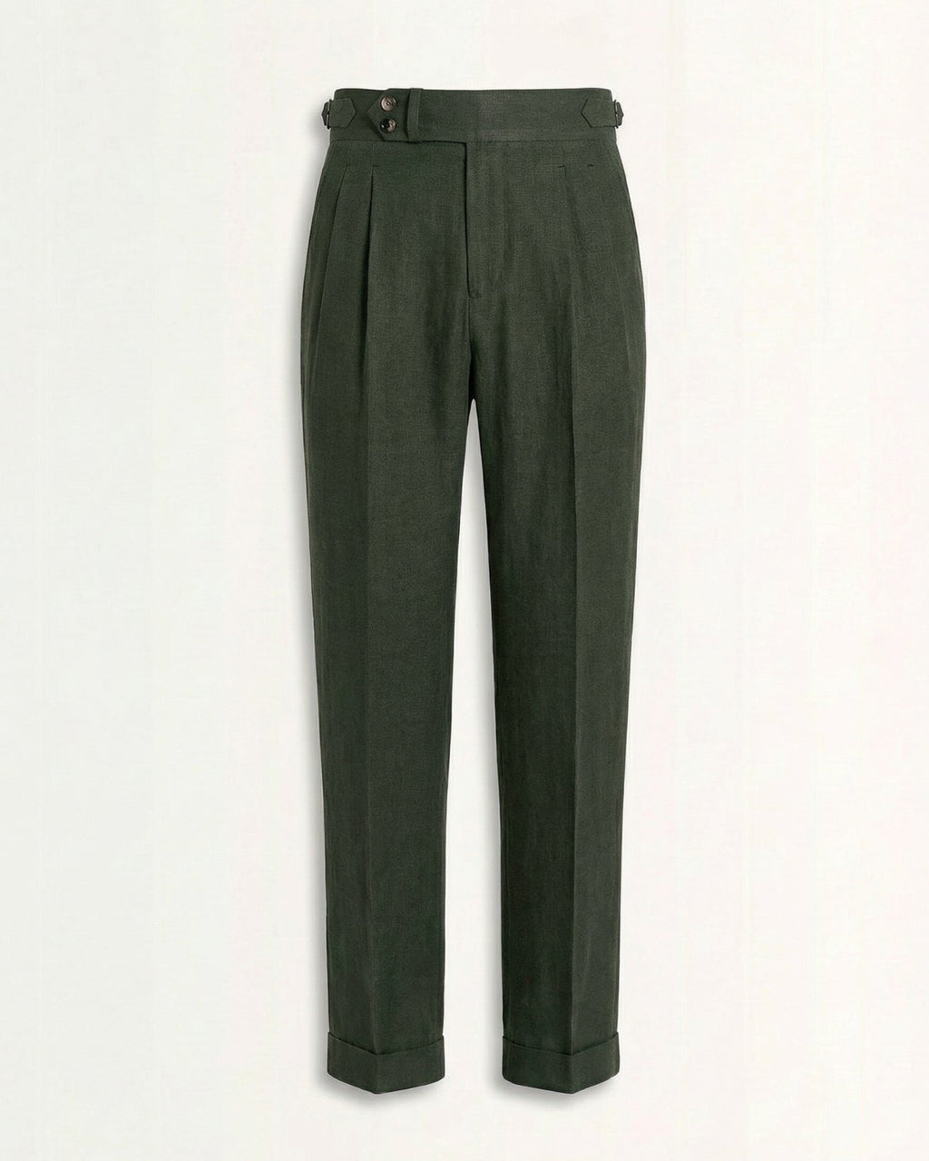 Herren Leinenhose mit hohem Bund