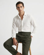 Herren Leinenhose mit hohem Bund