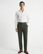 Herren Leinenhose mit hohem Bund