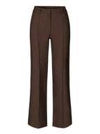Damen High Waist Hose mit geradem Bein
