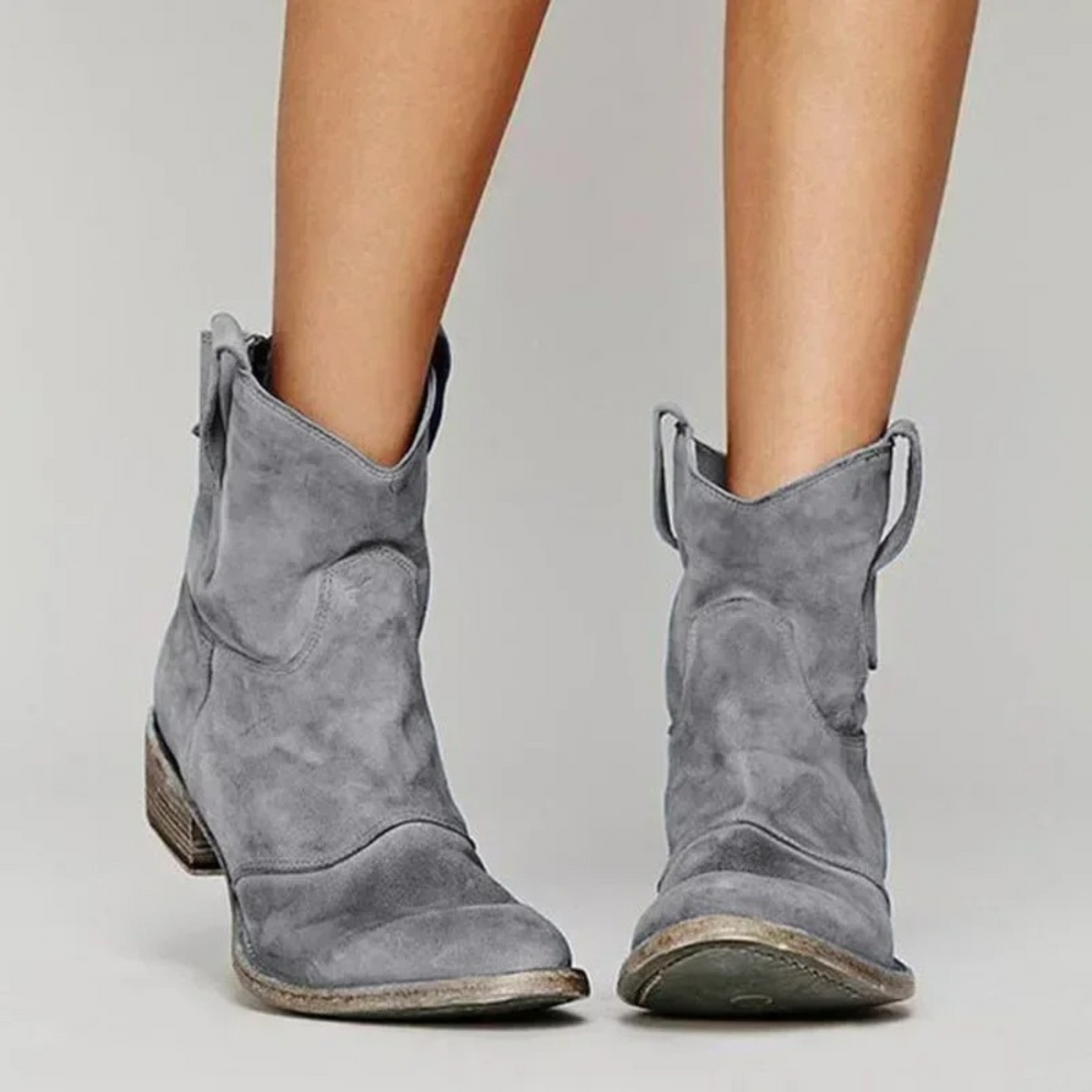 Damen Stiefel mit spitzer Spitze