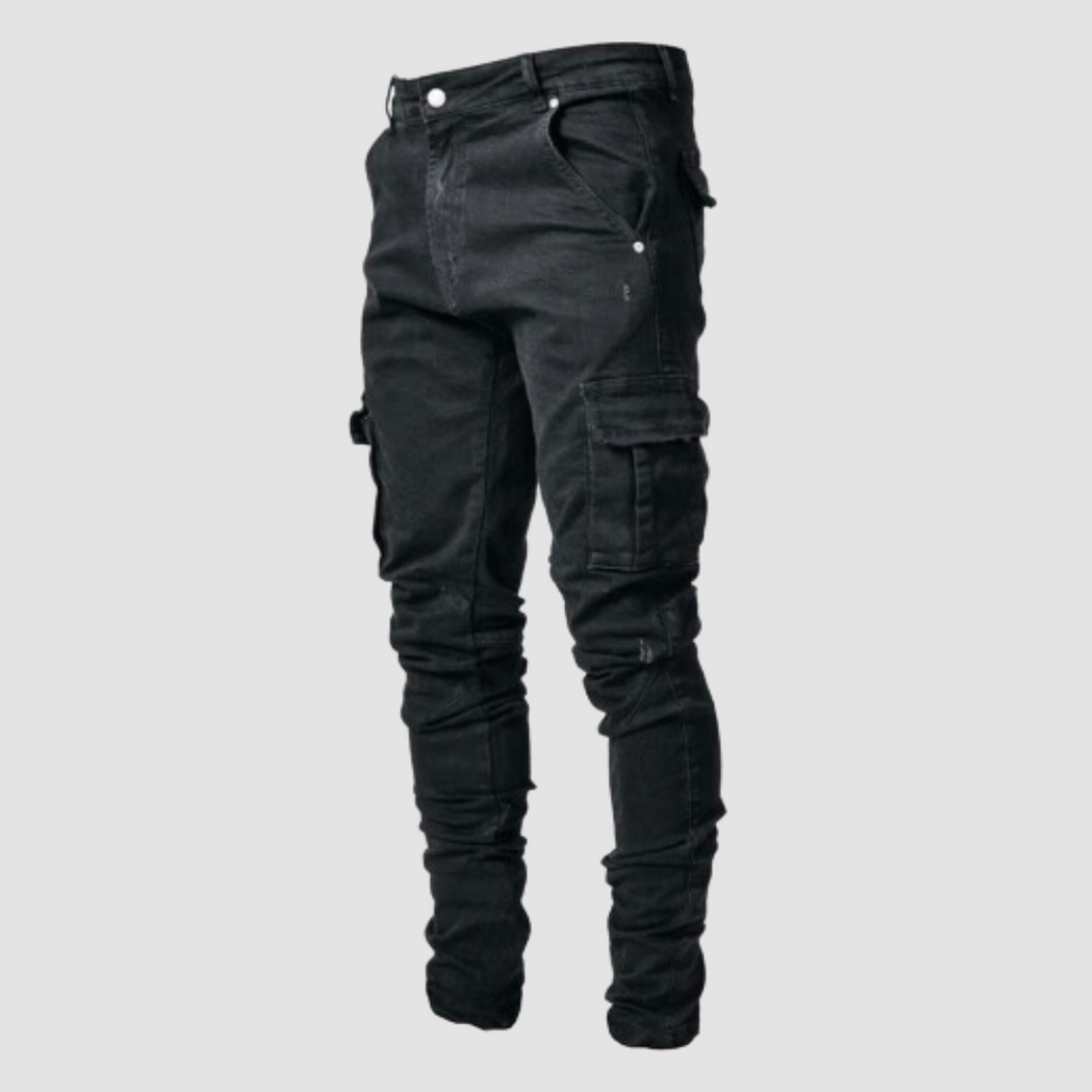 Herren Cargo-Jeans mit Stretch