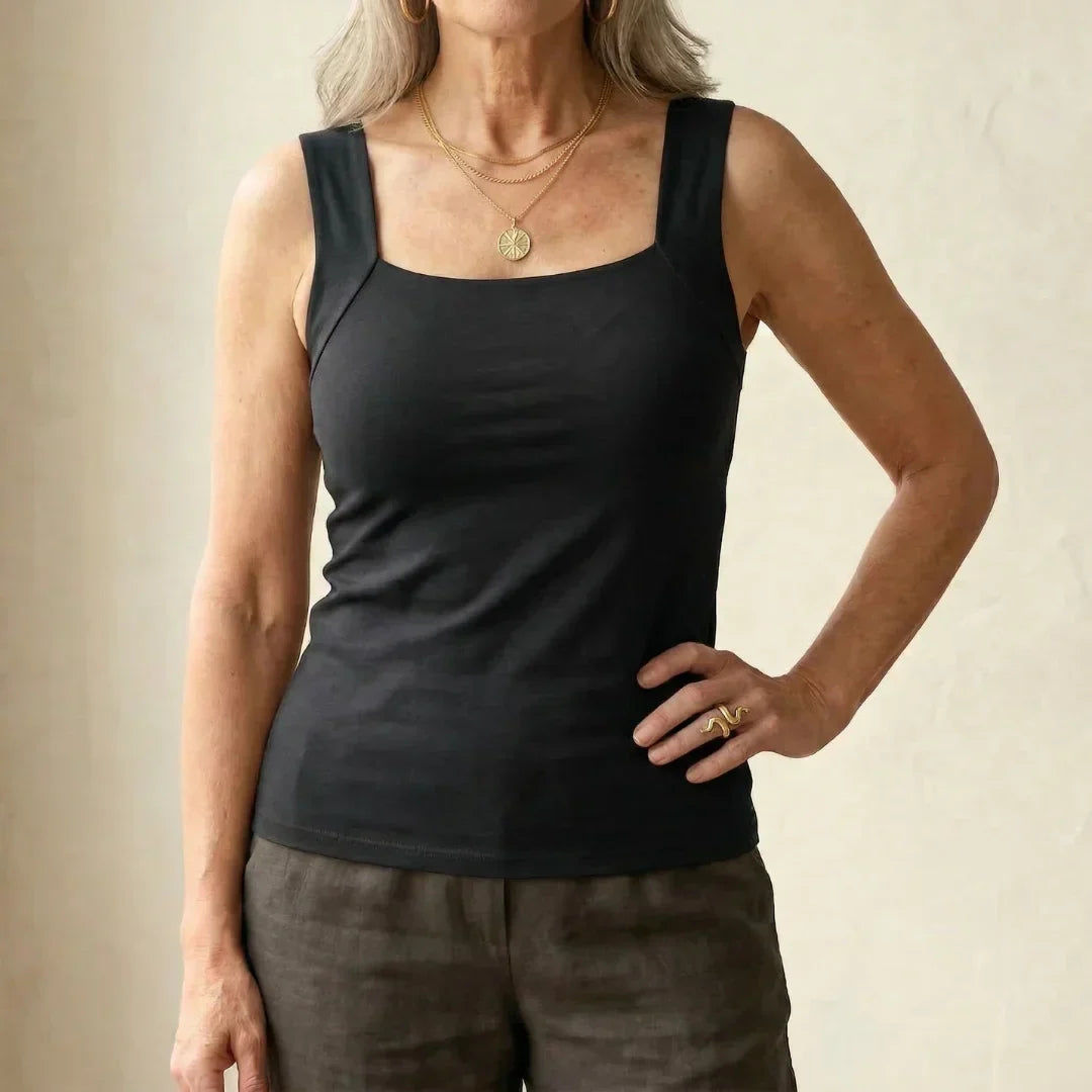 Damen Tanktop mit eingebautem BH