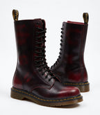 Herren Combat Boots aus Leder mit Profilsohle