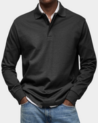 Herren Langarm Poloshirt klassisch und bequem