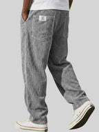 Herren Cordhose gerade geschnitten bequem und locker