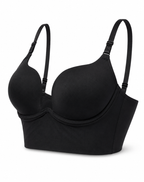 Damen BH Push Up mit transparenten Trägern