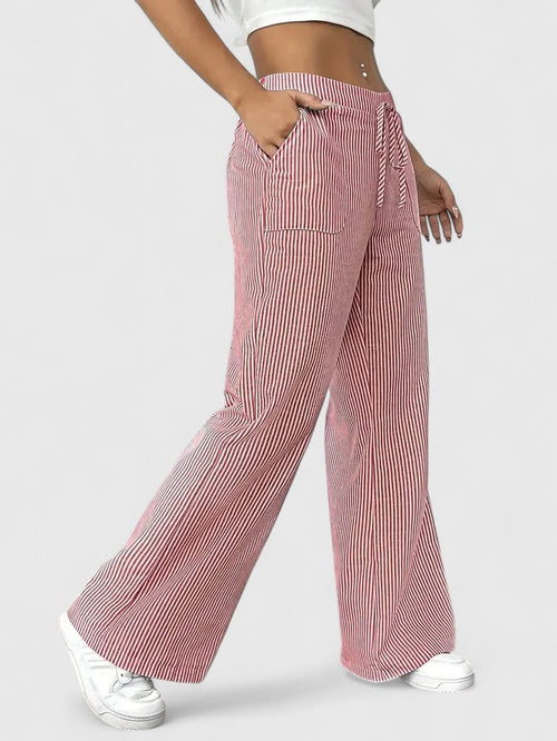 Birgit – Bequeme Weite Hose mit Eleganten Details