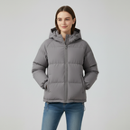 Mariette Damen Winterjacke mit Kapuze
